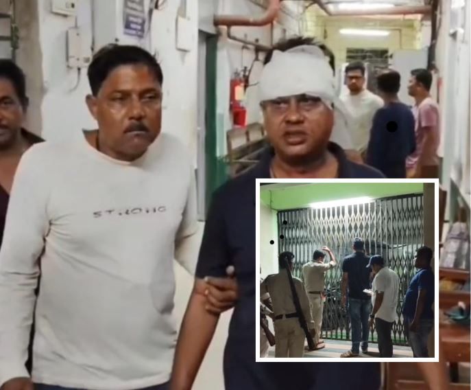 মেদিনীপুরে শরৎপল্লীতে নিরাপত্তা নিয়ে প্রশ্ন, স্বর্ণ ব্যবসায়ী দুই ভাইয়ের উপর হামলার পর গুলি চালিয়ে ছিনতাই!