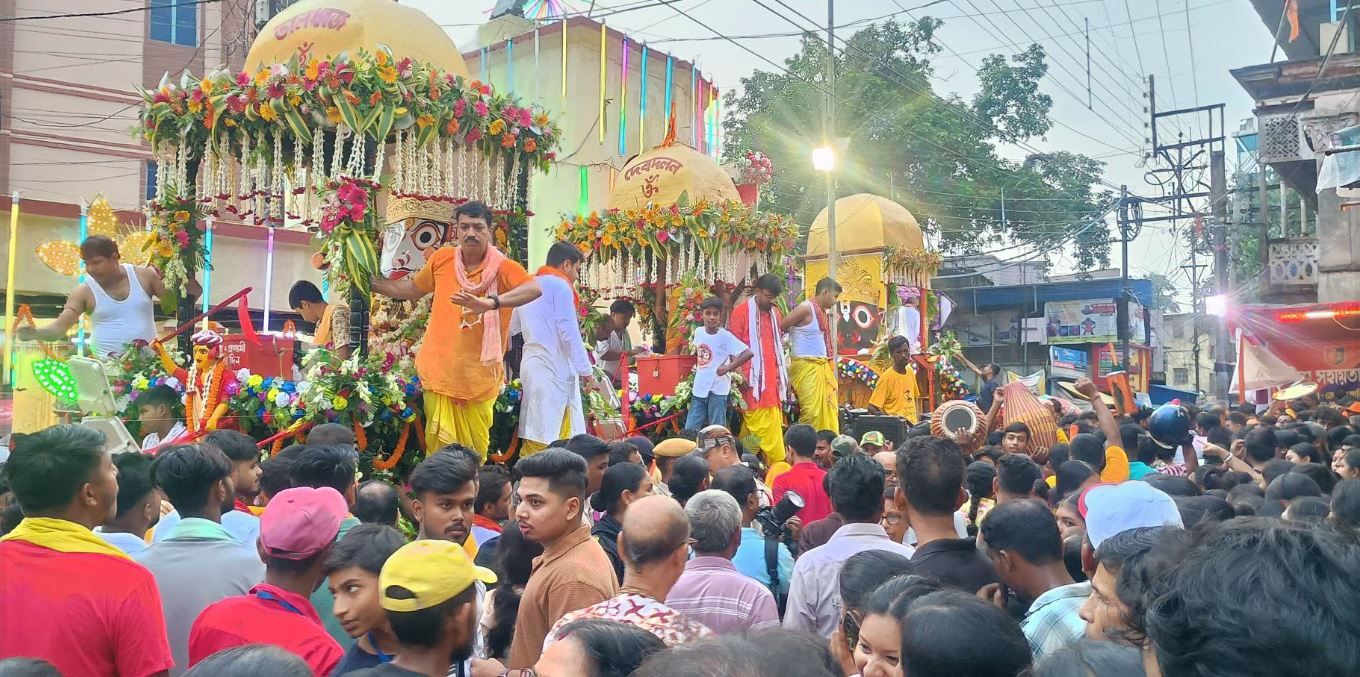 জয় জগন্নাথ ধ্বনিতে মুখর মেদিনীপুর, ঐতিহ্যের আবহে শুরু রথযাত্রা উৎসব!