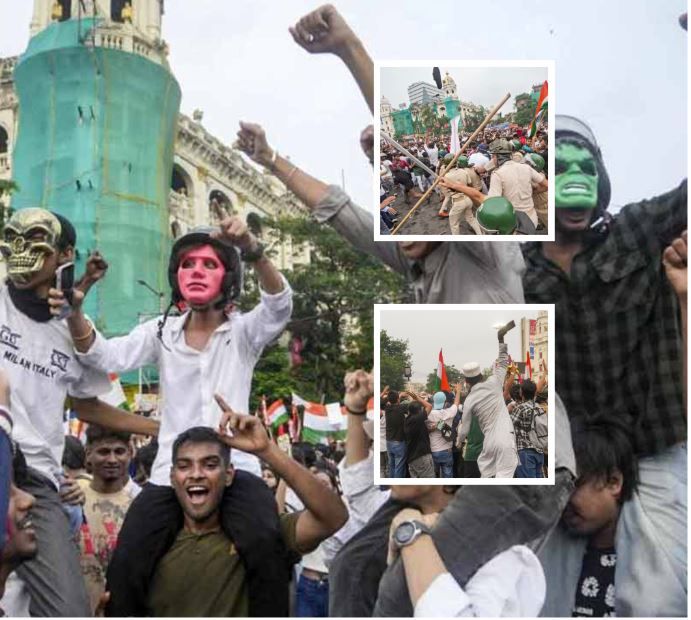 কলকাতার মিছিল ঘিরে হিংসার তদন্তে বড় মোড়, ১৪ জন গ্রেফতার—‘কেউই পড়ুয়া নয়’, দাবি পুলিশের!