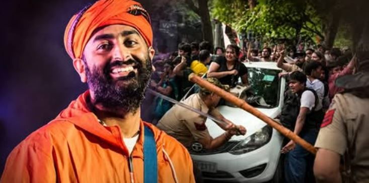 পড়ুয়াদের পাশে অরিজিৎ সিং, দিল্লি পুলিশের লাঠিচার্জ নিয়ে সরব গায়ক!
