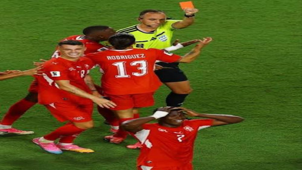 এম্বোলোর লাল কার্ড কি সঠিক? IFAB-এর পর এবার মুখ খুলল ফিফা