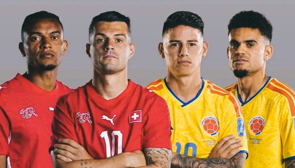 কোয়ার্টার ফাইনালের লড়াইয়ে সুইজারল্যান্ড-কলম্বিয়া!