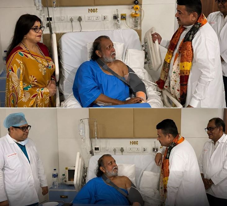 অসুস্থ মিঠুন চক্রবর্তী, হাসপাতালে দেখতে গেলেন মুখ্যমন্ত্রী শুভেন্দু অধিকারী!