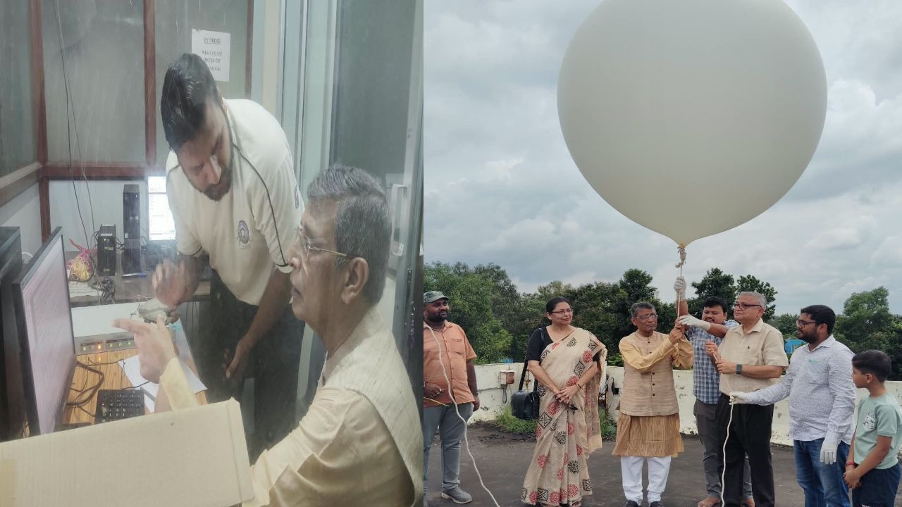 বায়ুমণ্ডল গবেষণায় মেদিনীপুরের মুকুটে নতুন পালক, সফল রেডিওসাউন্ড উৎক্ষেপণ বিদ্যাসাগর বিশ্ববিদ্যালয়ের!