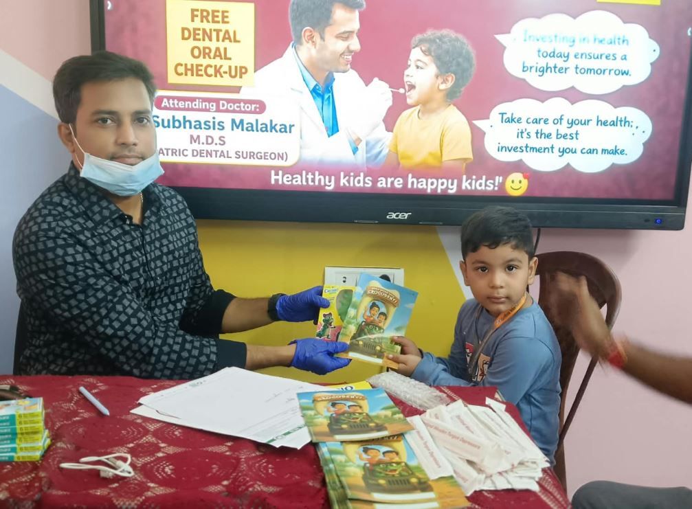 গ্রিফিন্স ইন্টারন্যাশনাল প্রি-স্কুলের খুদেদের দাঁতের যত্নে বিশেষ উদ্যোগ- দাঁতের যত্নের পাঠ ছোটবেলাতেই!