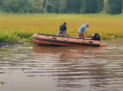 মেয়ের চোখের সামনে পুকুরে তলিয়ে বাবা,৪৫ ঘণ্টার তল্লাশির পর উদ্ধার নিথর দেহ