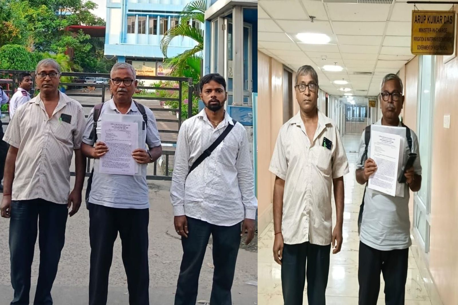 অতিবর্ষণে জলবন্দি পূর্ব মেদিনীপুর, ১২ দফা দাবিতে সেচমন্ত্রীর দ্বারস্থ বন্যা-ভাঙন প্রতিরোধ কমিটি